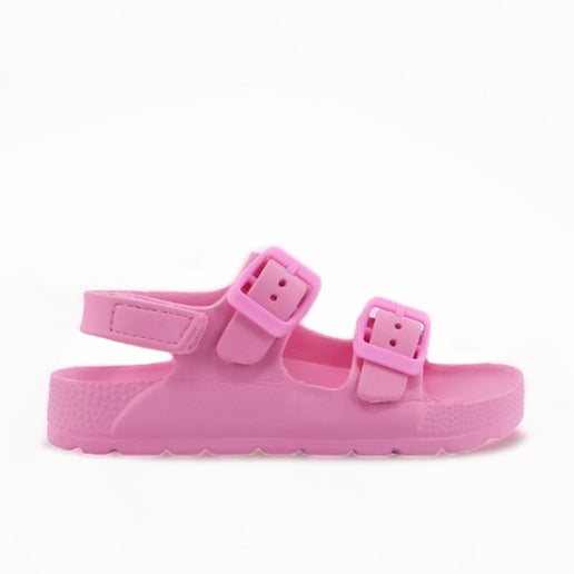 Baker Toddler Slides in Strawberry | Number One Shoes
