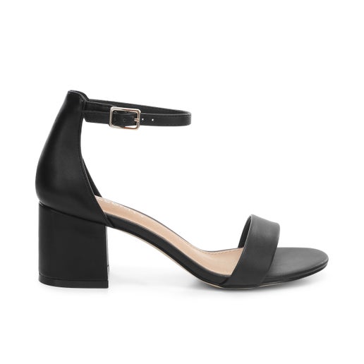 Camilla Block Heels in Black | Number One Shoes