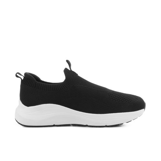 Power Slip On Sneakers in Black | Number One Shoes