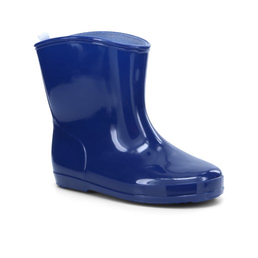 Golden Toddler Gumboots in Blue | Number One Shoes