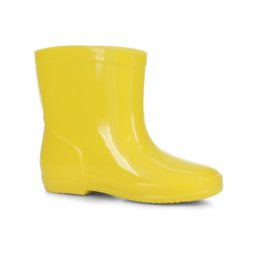 Golden Toddler Gumboots in Yellow | Number One Shoes