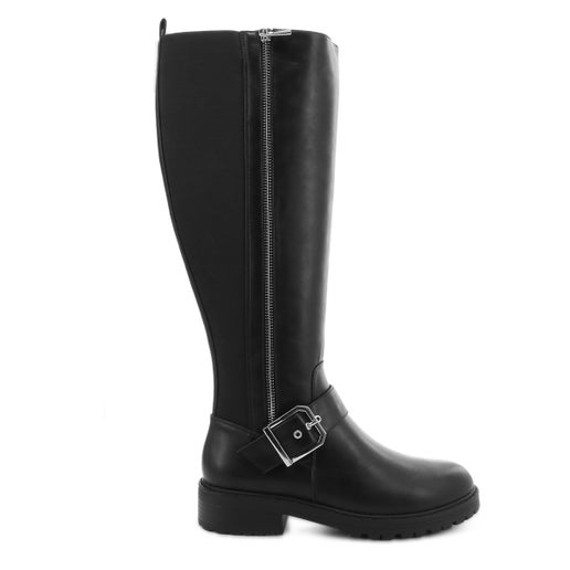 Kings Knee High Boots in Black | Number One Shoes