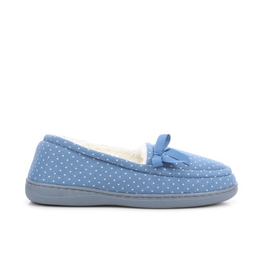 Lily Slippers in Blue | Number One Shoes