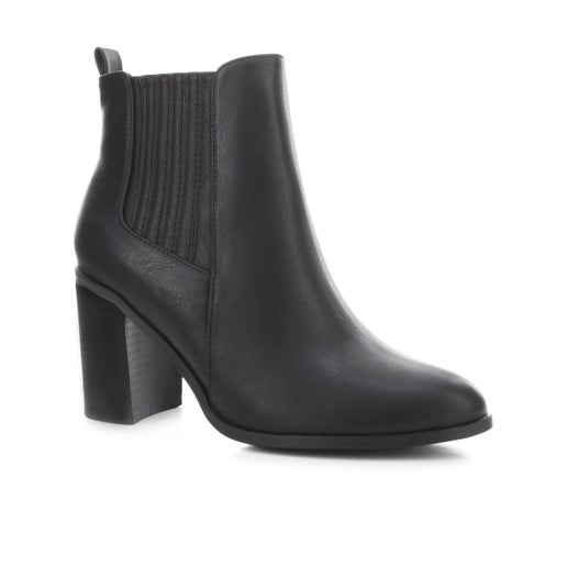 Milly Ankle Boots in Black | Number One Shoes
