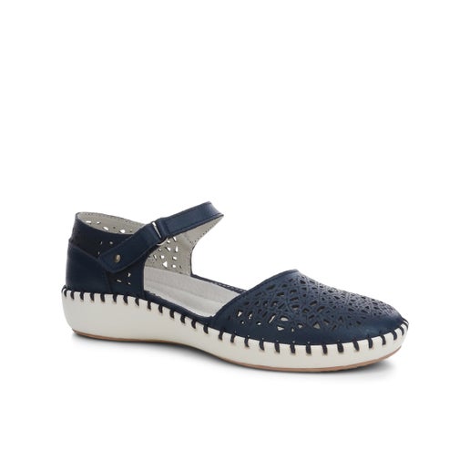 Bennicci Opera Leather Comfort Shoes in Blue | Number One Shoes