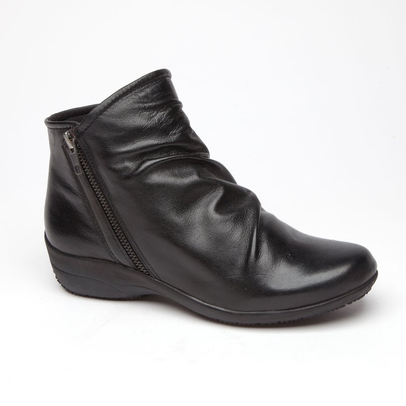 Paloma Rossi Mena Leather Boots - Black - Number One Shoes