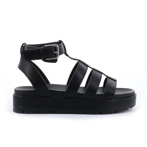 Peaches Women's Sandals in Black | Number One Shoes