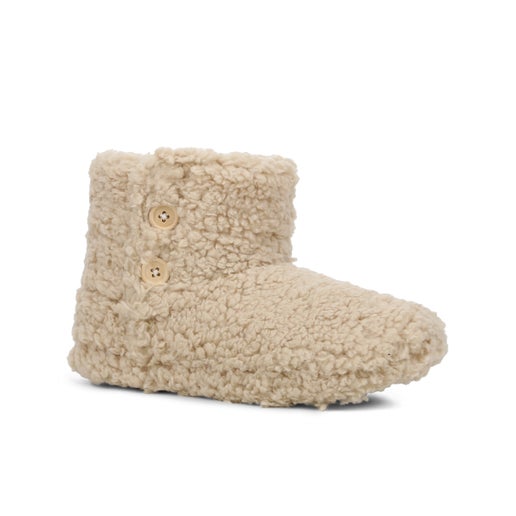 Puffin Slipper Boots in Beige | Number One Shoes