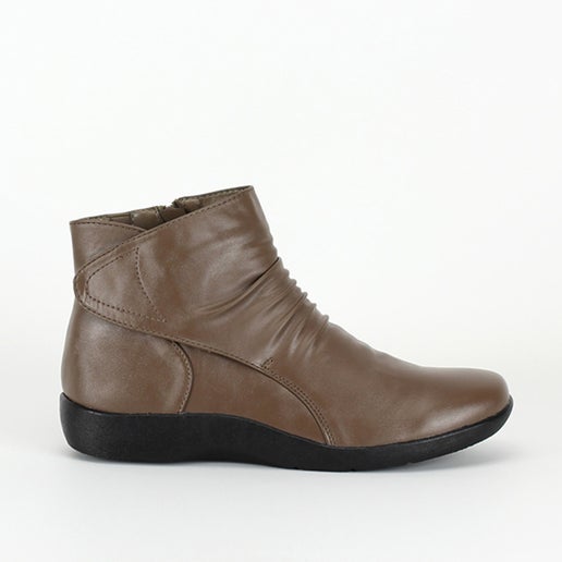 Saturn Ankle Boots in Taupe | Number One Shoes