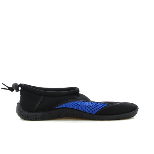Slide Aqua Socks - Men's in Black/royal | Number One Shoes